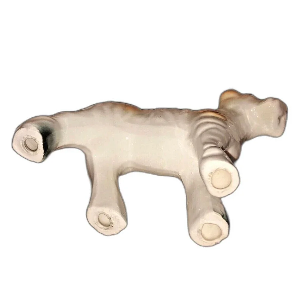 Vintage Porcelain Airedale Terrier Figurine 4